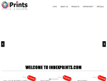 Tablet Screenshot of indexprints.com