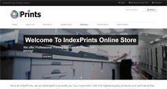 Desktop Screenshot of indexprints.net