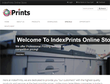 Tablet Screenshot of indexprints.net